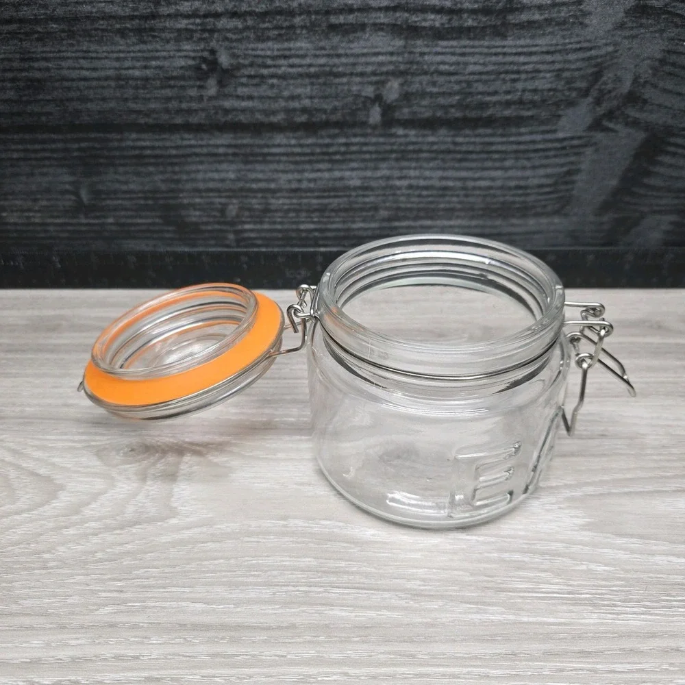Clear Canister With Latch Lock Lid - 